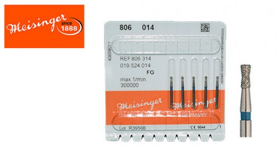 MEISINGER DOUBLE INVERTED DIAMOND BUR-5pcs