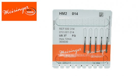 Meisinger Inverted Carbide Bur High Speed (Size 014) 5PCS