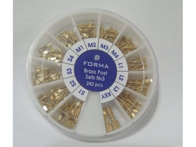 FORMA RUSSIA GOLDEN SCREW POST KIT (242PCS)
